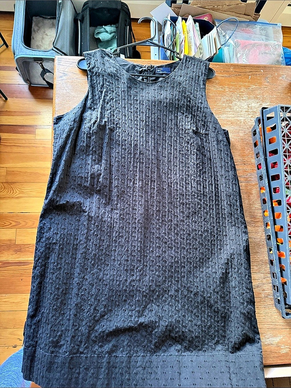 Gap Textured Mini Dress in Black Size XL
